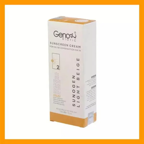 کرم ضد آفتاب ژنوبایوتیک مدل Sunogen2 مقدار 50 گرم - 3