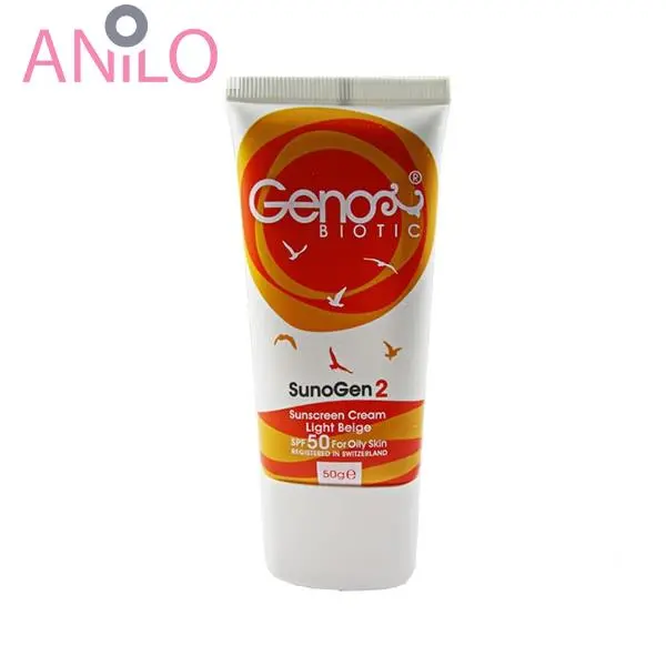 کرم ضد آفتاب ژنوبایوتیک مدل Sunogen2 مقدار 50 گرم - 4