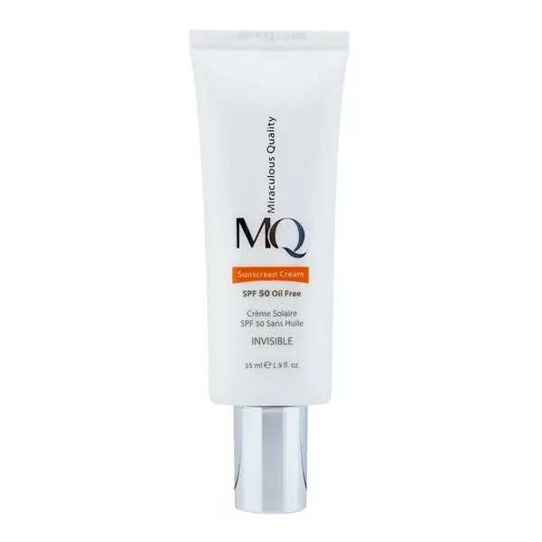 کرم ضد آفتاب بی رنگ ام کیو مدل  Sunscreen Cream SPF50 Oil INVISIBLE حجم 55میل - 2
