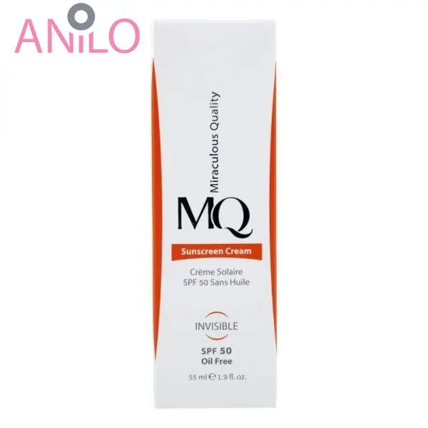 کرم ضد آفتاب بی رنگ ام کیو مدل  Sunscreen Cream SPF50 Oil INVISIBLE حجم 55میل - 4