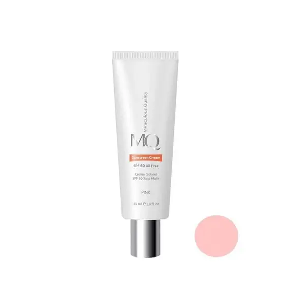 کرم ضد آفتاب بی رنگ ام کیو مدل  Sunscreen Cream SPF50 Oil INVISIBLE حجم 55میل - 6