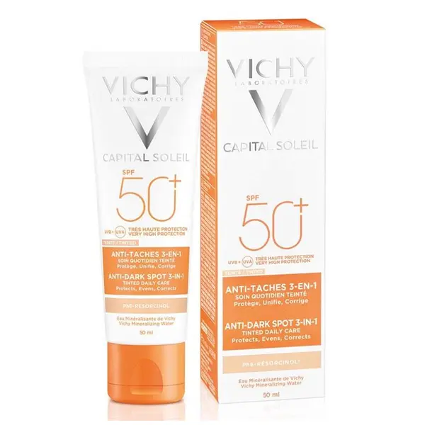 کرم ضد آفتاب رنگی ویشی مدل ضد لک VICHY حجم 50 میلی لیتر - 4