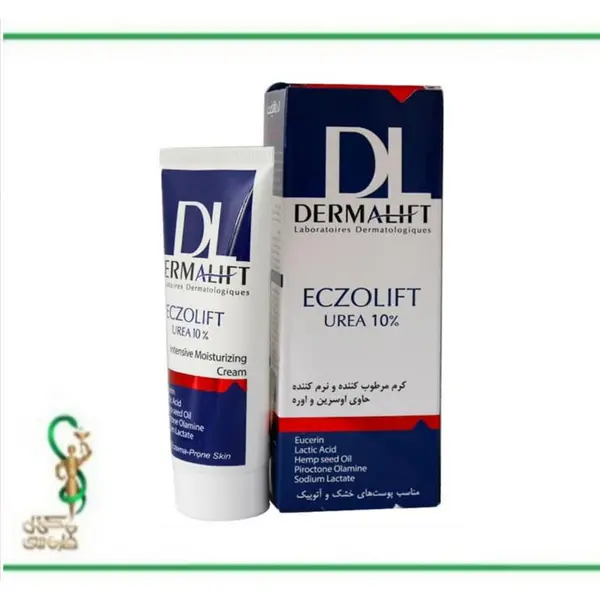 کرم مرطوب کننده اوره 10% ECZOLIFT درمالیفت 75 میلی - 3