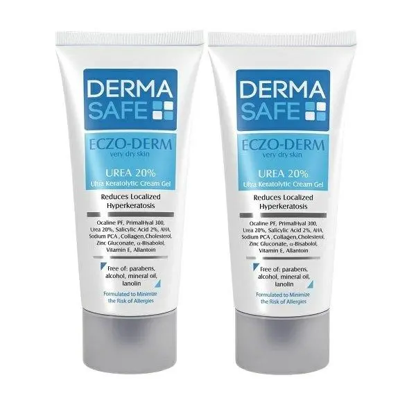 کرم ژل حاوی اوره 20% درماسیف مناسب پوست های بسیار خشک، اگزمایی و آتوپیک 40 میلی لیتر - 2