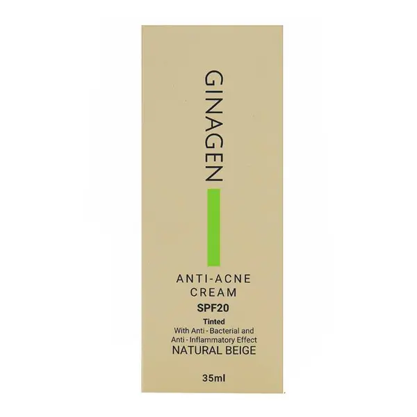 کرم ضد جوش رنگی ژیناژن 35 میلی لیتری ـ Ginagen Tinted Anti Acne Cream ـ ژیناژن - 2