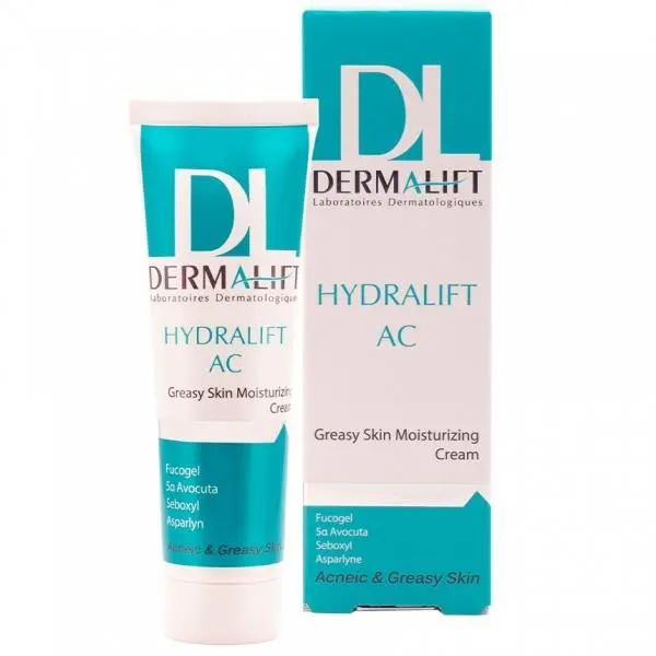 کرم مرطوب کننده رنگی بز طبیعی پوست چرب هیدرالیفت ای سی درمالیفت 40 میلی لیتر Hydralift AC Greasy Skin Tinted Moisturizing Cream - 2