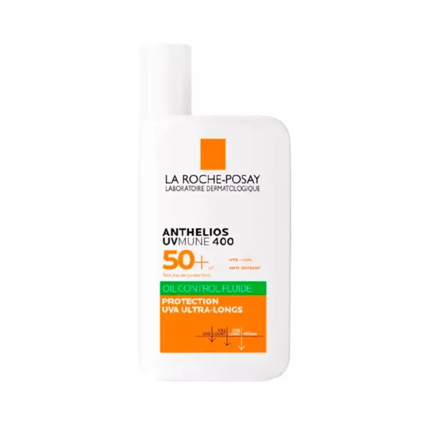 ضدآفتاب لاروش پوزای فلوئیدی بیرنگ کنترل چربی پوست حجم 50 میل LA ROCHE POSAY FLUID OIL CONTROL SPF50 3337875847292