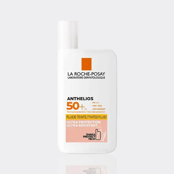 فلویید ضد آفتاب رنگی لاروش پوزی 50 میل La Roche Posay ANTHELIOS INVISIBLE TINTED FLUID SPF50 - 6