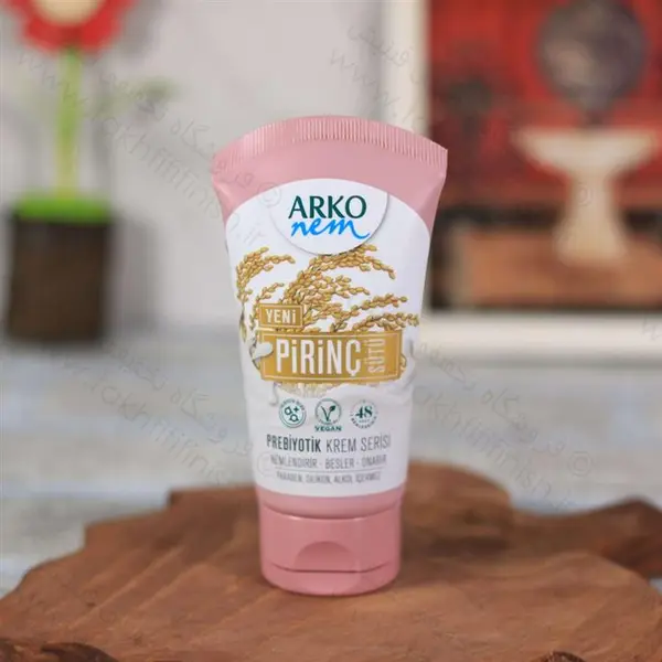 کرم مرطوب کننده تیوپی شیر برنج آرکو نم 60 میل - 5