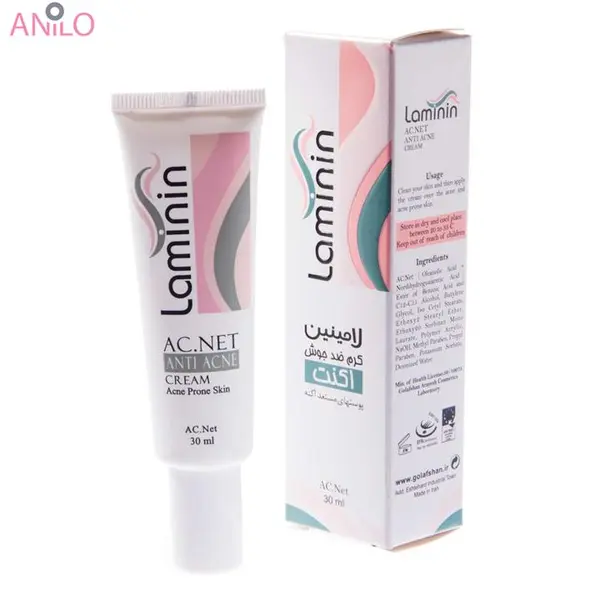 کرم ضد جوش AC.NET 30ml لامینین - 4