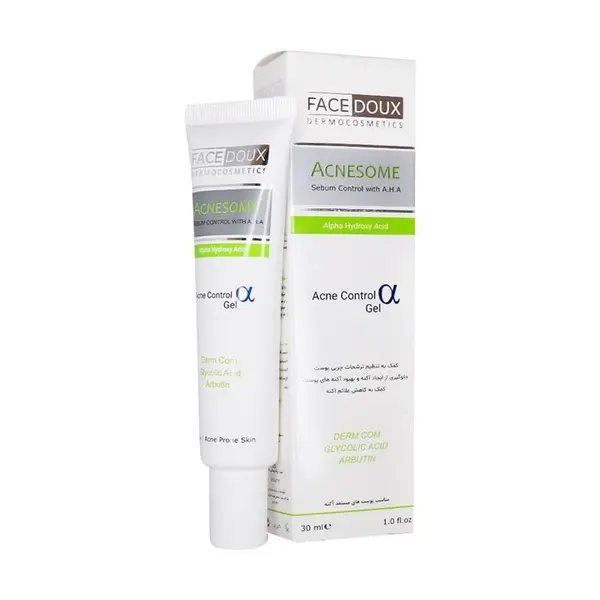 کرم ضدآکنه و کنترل کننده چربی حاوی AHA فیس دوکس مدل Acnesome ظرفیت 30 میلی لیتر - 6