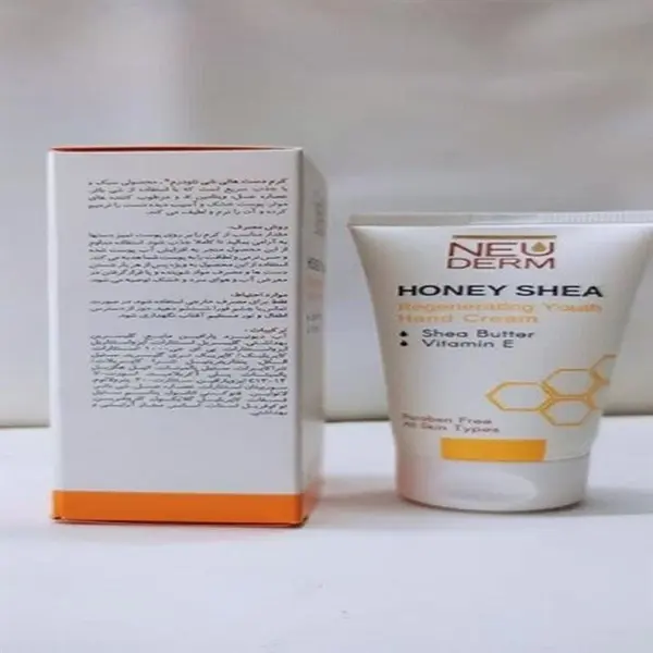 کرم دست عسل و شی باتر تیوپی نئودرم NEUDERM حجم 50 میلی لیتر - 3