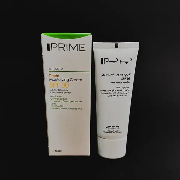 پریم کرم مرطوب کننده رنگی SPF30 - 4