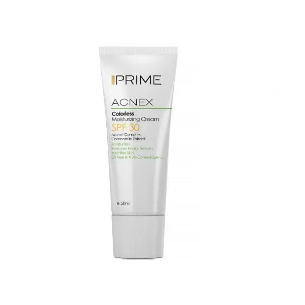 پریم کرم مرطوب کننده بدون رنگ SPF30 - 3