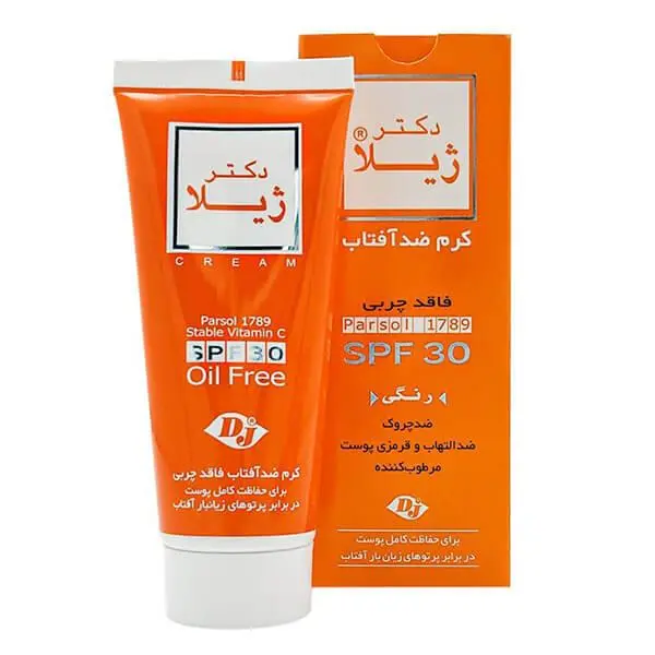 کرم ضد آفتاب رنگی فاقد چربی SPF30 دکتر ژیلا 30g - 2