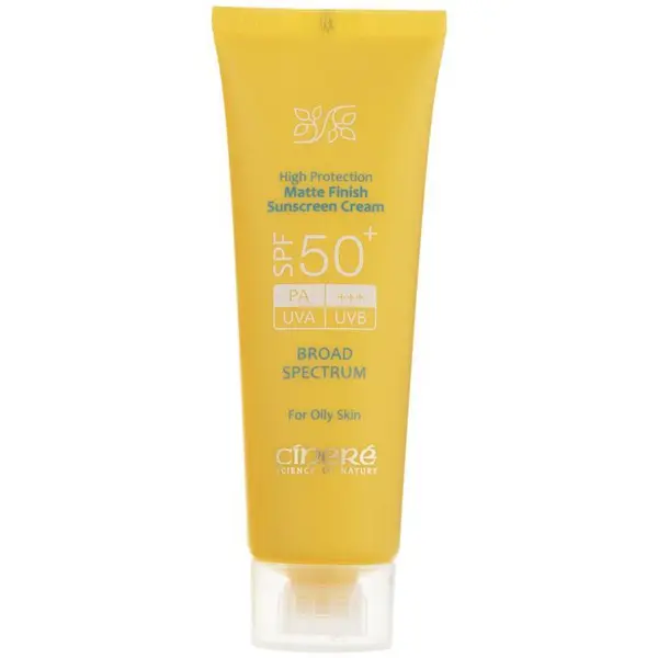 کرم ضد آفتاب سینره مناسب پوست های چرب با +SPF50 حجم 50 میل - بی رنگ - 2