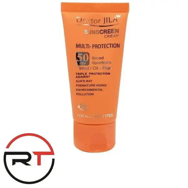 کرم ضد آفتاب رنگی دکتر ژیلا SPF 50 مدل Multi-Protection ‌مناسب انواع پوست‌ وزن 50 گرم - 4