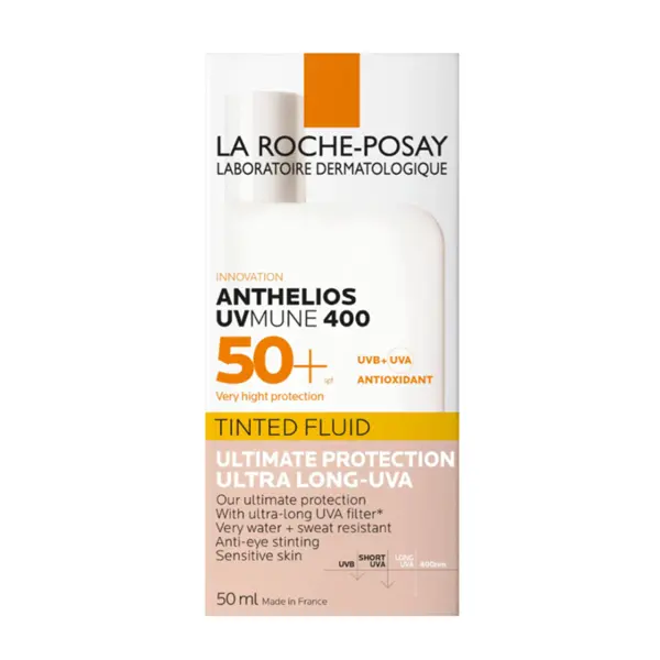 فلوئید ضد آفتاب رنگی لاروش پوزای  SPF50 مدل UVMune400 مناسب انواع پوست حجم 50 میلی لیتر - 3