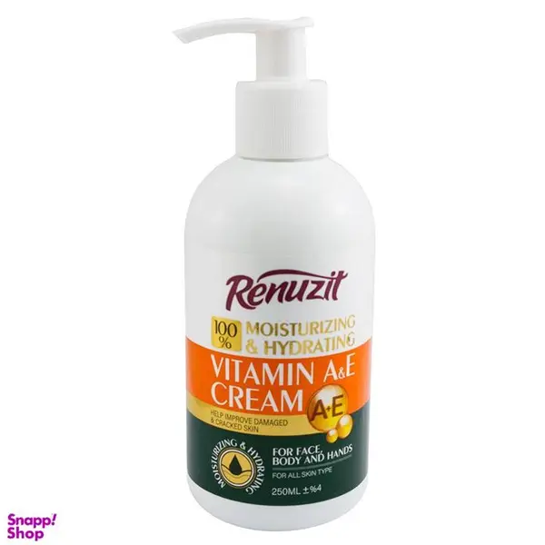 کرم آبرسان رینوزیت مدل VITAMIN A+E حجم 250 میلی لیتر - 5