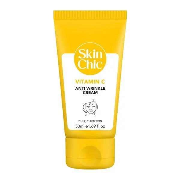 کرم ضد چروک و ضد پیری ویتامین سی اسکین شیک مدل vitamin c برای پوست های خسته و استرس دار حجم 50 میلی لیتر - 4