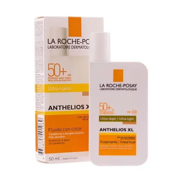 فلوئید ضد آفتاب رنگی آنتلیوس XL  لاروش پوزای SPF+50 حجم 50 میلی لیتر - 3