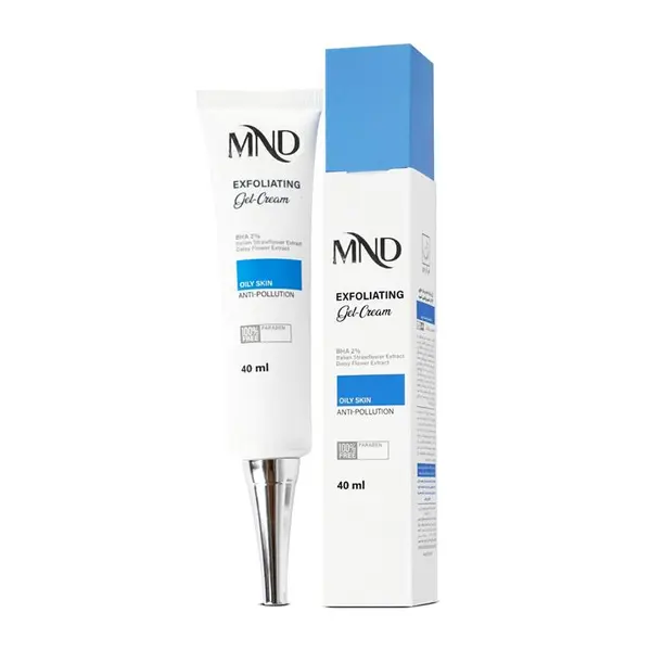 ژل-کرم لایه‌بردار حاوی 2% بتاهیدروکسی اسید مناسب پوست چرب ام ان دی 40 میلی‌لیتر| MND - 2
