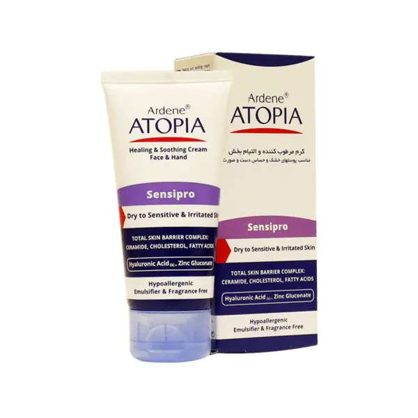آردن اتوپیا سنسی پرو کرم مرطوب کننده و التیام بخش مناسب پوستهای خشک و حساس دست و صورت 50 گ - 2