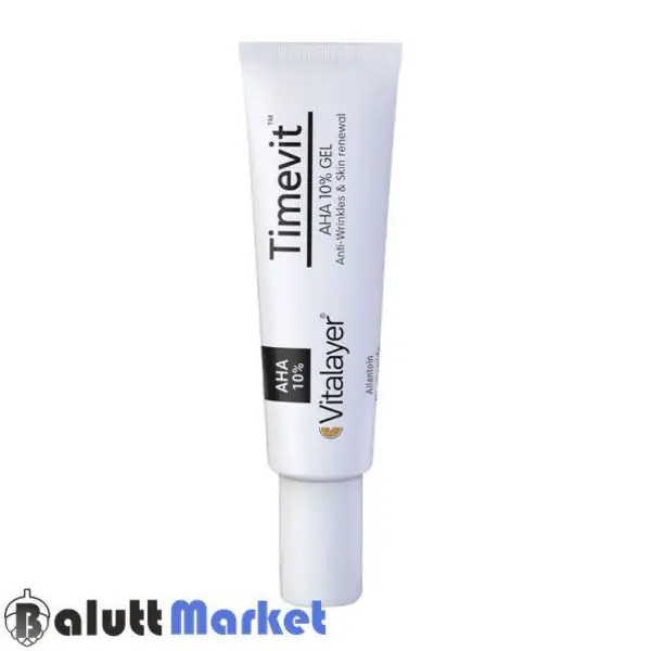 کرم ژل لایه بردار و جوان کننده AHA 10% تایم ویت ویتالیر Vitalayer کد 008 - 5