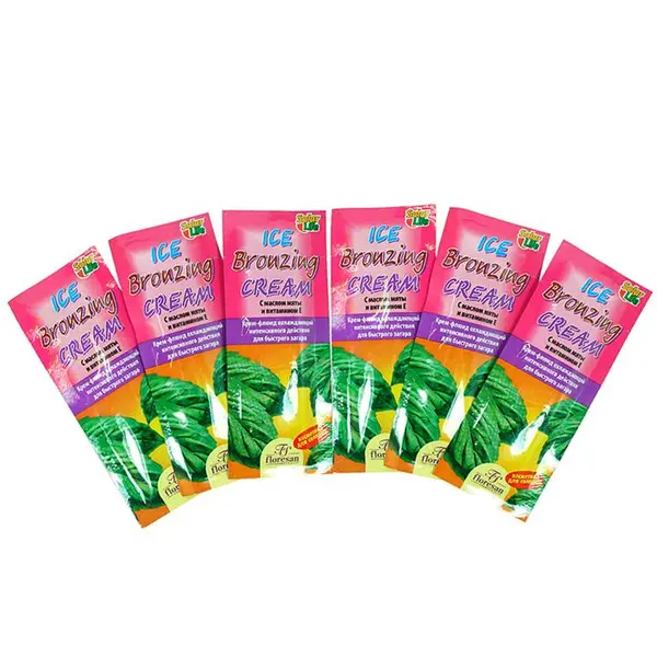 کرم برنز کننده فلورسان مدل ICE BRONZING CREAM حجم 15 میلی لیتر بسته 6 عددی - 3