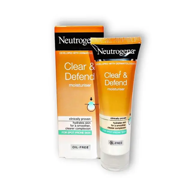 کرم مرطوب کننده ضد جوش نوتروژینا Neutrogena مدل Clear and defend حجم 50 میلی لیتر - 6