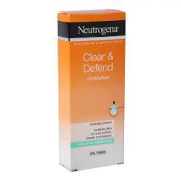 کرم مرطوب کننده ضد جوش نوتروژینا Neutrogena مدل Clear and defend حجم 50 میلی لیتر - 4