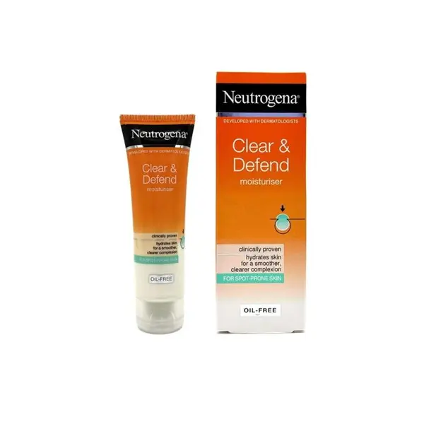 کرم مرطوب کننده ضد جوش نوتروژینا Neutrogena مدل Clear and defend حجم 50 میلی لیتر - 5