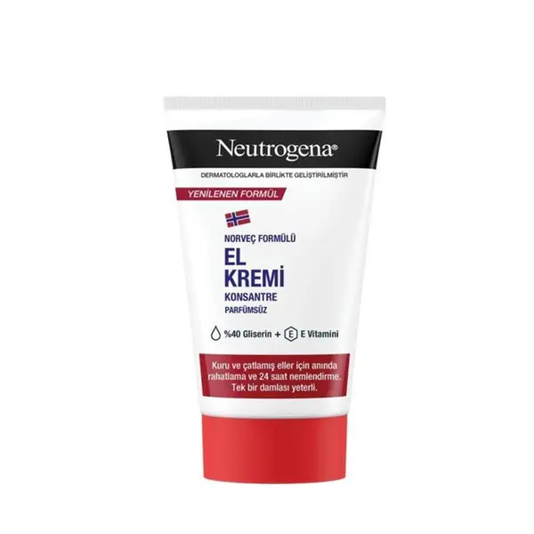 کرم مرطوب کننده دست تیوپی نیتروژینا NEUTROGENA مدل EL KREMI (قرمز) حجم 50 میلی لیتر - 4