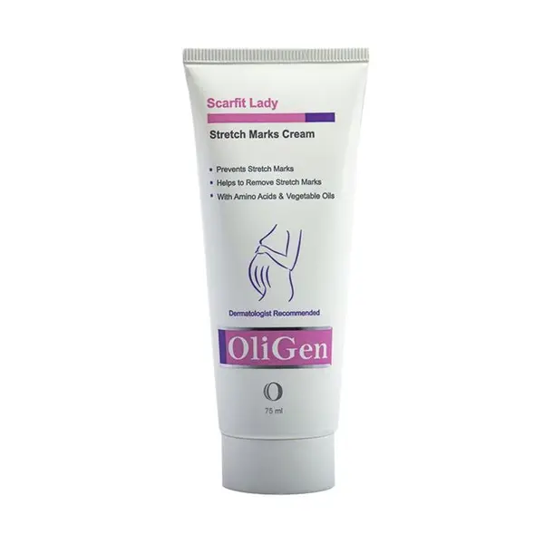 کرم ترک های پوستی اسکارفیت لیدی الی ژن (Oligen) حجم 75mL