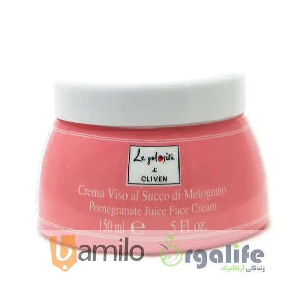 کرم صورت آبرسان و شفاف کننده کلیون مدل  Pomegranate Juice Face Cream حجم 300میلی لیتر - 4