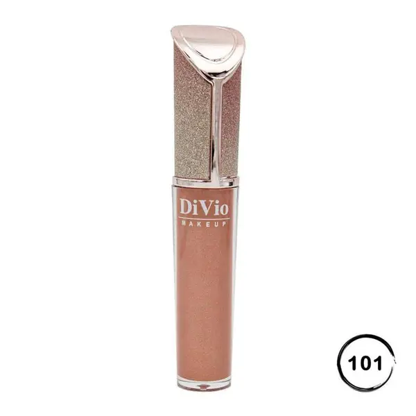 رژ لب مایع اکلیلی دیویو 101 | DIVIO Shine Lipgloss - 4