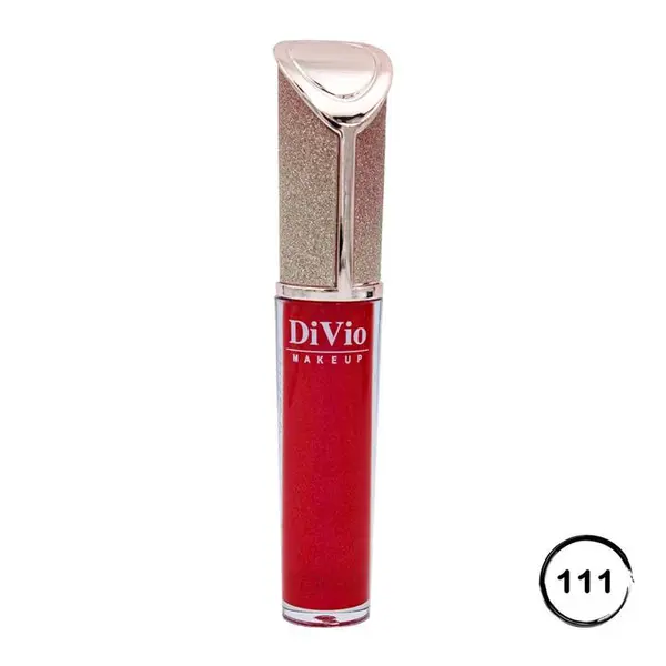 رژ لب مایع اکلیلی دیویو 111 | DIVIO Shine Lipgloss - 4