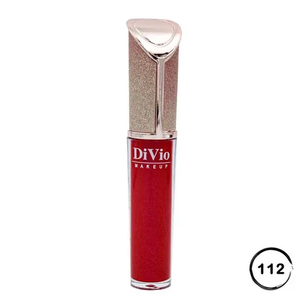 رژ لب مایع اکلیلی دیویو 112 | DIVIO Shine Lipgloss - 3