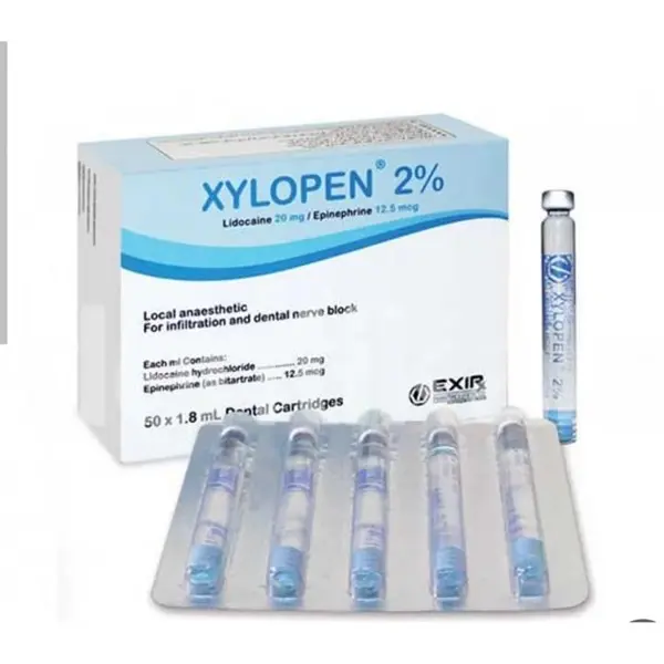 بی حسی دندانپزشکی (کارپول) 2% زایلوپن – اکسیر - 3