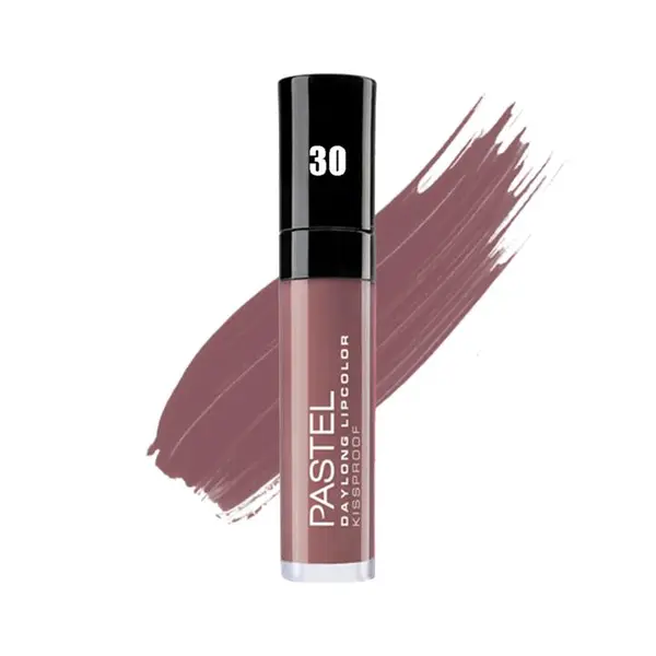 رژ لب مایع مات و بادوام پاستل شماره 30 Pastel Daylong Lipcolor Kissproof - 6
