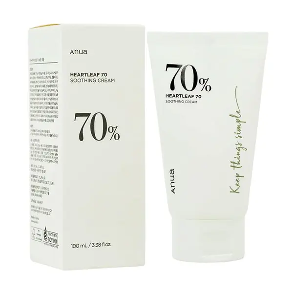 کرم تقویت کننده و تسکین دهنده آنوا Anua Heartleaf 70% Soothing Cream 100ml - 2
