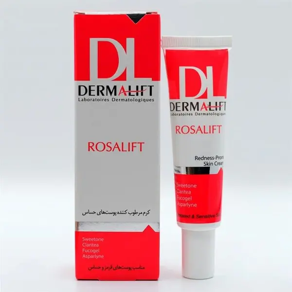 کرم ضد قرمزی پوست درمالیفت مدل رزالیفت Rosalift حجم 30 میلی‌لیتر - 4