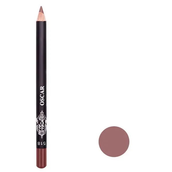 مداد لب اسکار مدل Waterproof Lipliner شماره 518 - 6