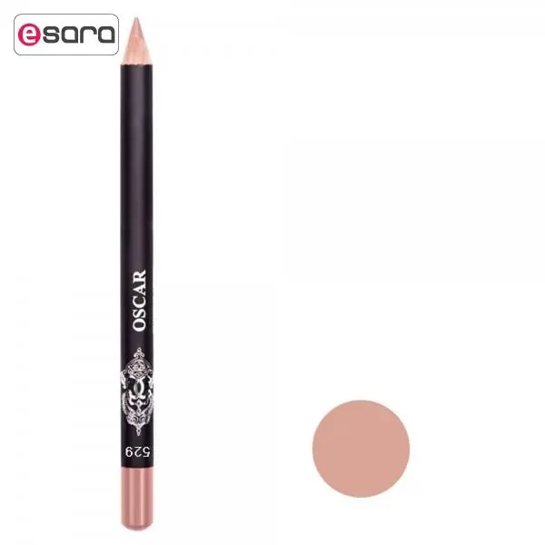 مداد لب اسکار مدل Waterproof Lipliner شماره 529 - 3