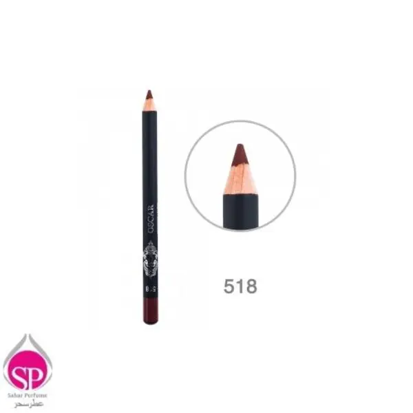 مداد لب اسکار مدل Waterproof Lipliner شماره 518 - 4