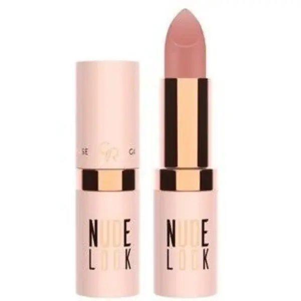 رژلب مایع مات نود لوک گلدن رز شماره 03 Golden Rose Nude Look Velvety Matte Lipcolor - 5
