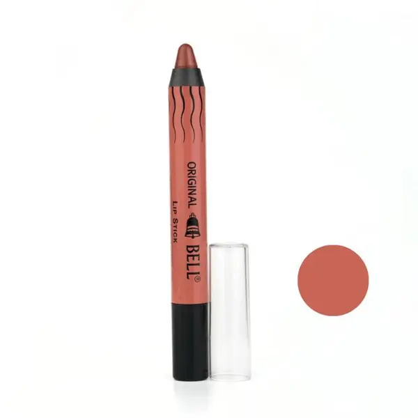 رژلب مدادی ضد آب بل شماره 04 Bell Longlasting & Waterproof Pencil Lipstick - 5