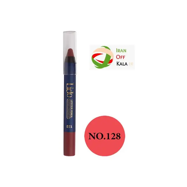 رژلب مدادی لیدو شماره 128 - 6