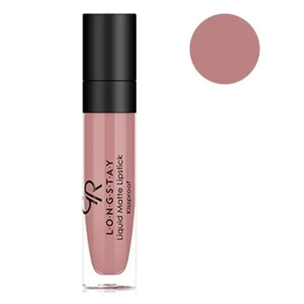 رژ لب مایع مات بادوام گلدن رز شماره 1 Golden Rose Longstay Liquid Matte Lipstick - 2