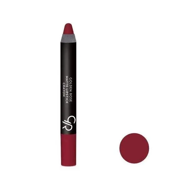 رژ لب مدادی مات شماره 20 گلدن رز مدل Golden Rose Matte Lipstick Crayon - 2